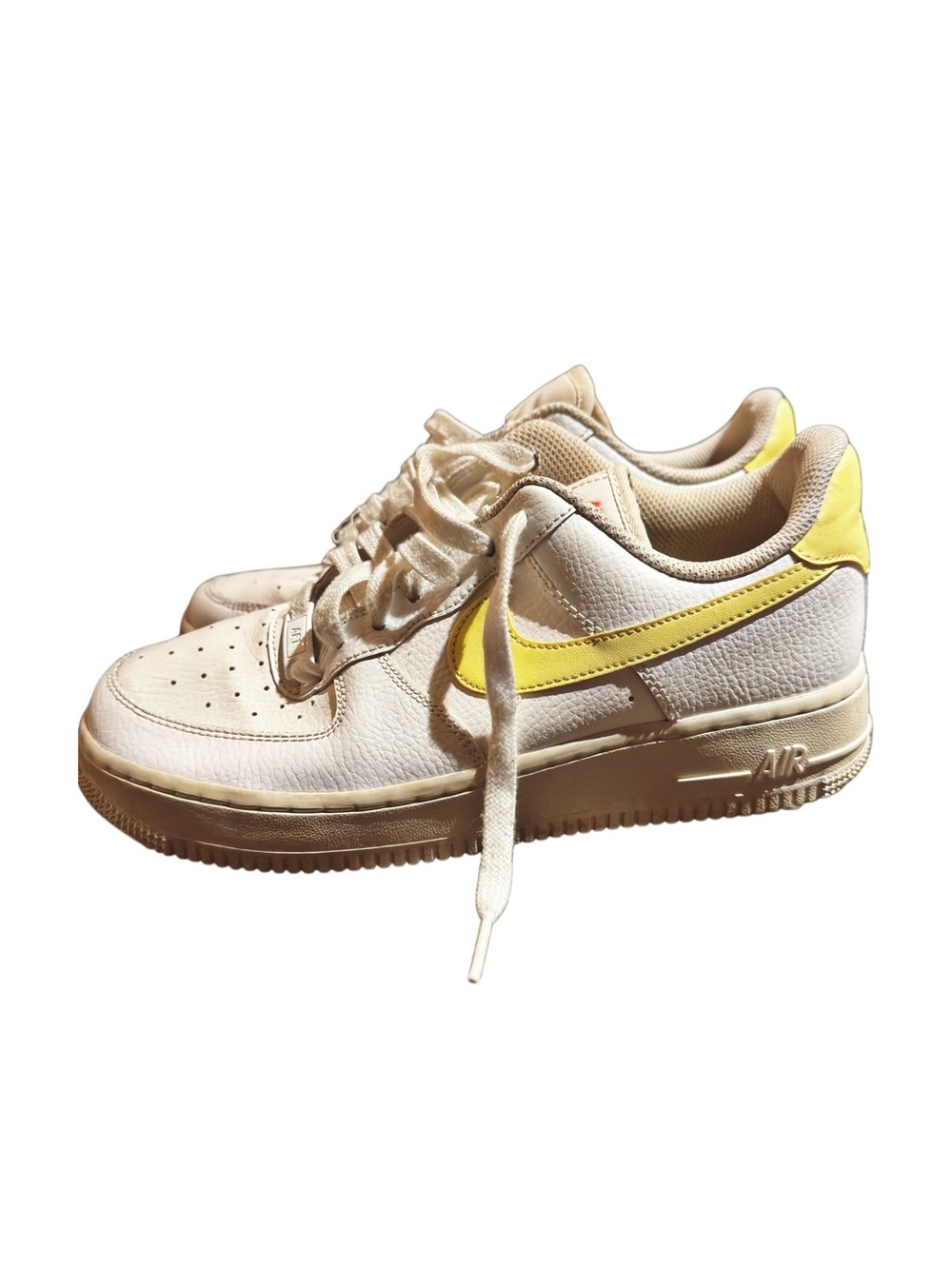Nike Air Force 1 '07 "White Light Citron - Picture 2 of 13